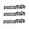 3X 2019-2023 Tahoe Silverado High Country Fender Tailgate Letter Logo