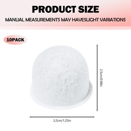 10-Pack Coffee Maker Water Filter Pods Compatible with Wolf Gourmet, Filter Replacement for WGCM100S, WGCM110S, WGCM120S