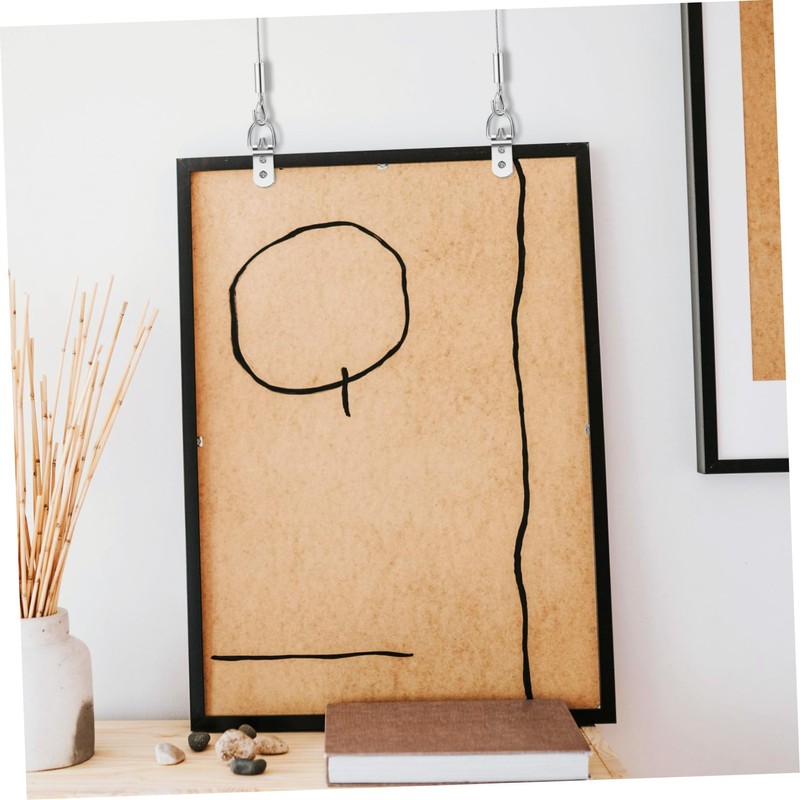 LALAFINA Picture Hanging Wire Kit with Double Hooks and Screws