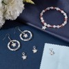 Beebeecraft 5Pcs 925 Sterling Silver Flower Charms Floral Pendants