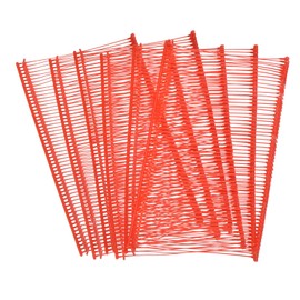 sourcing map 1500Pcs Mini Stitch Gun Fasteners, 50mm/1.97" Micro Fasteners Stitch Gun Refill Quick Clothing Fixer for Clothing Fine Stitch Tag Gun, Red