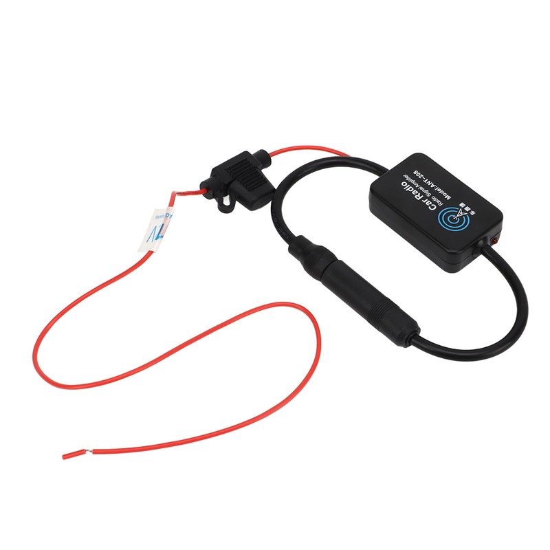 Car Stereo FM Radio Antenna Signal Booster Amplifier 25‑30dB Audio