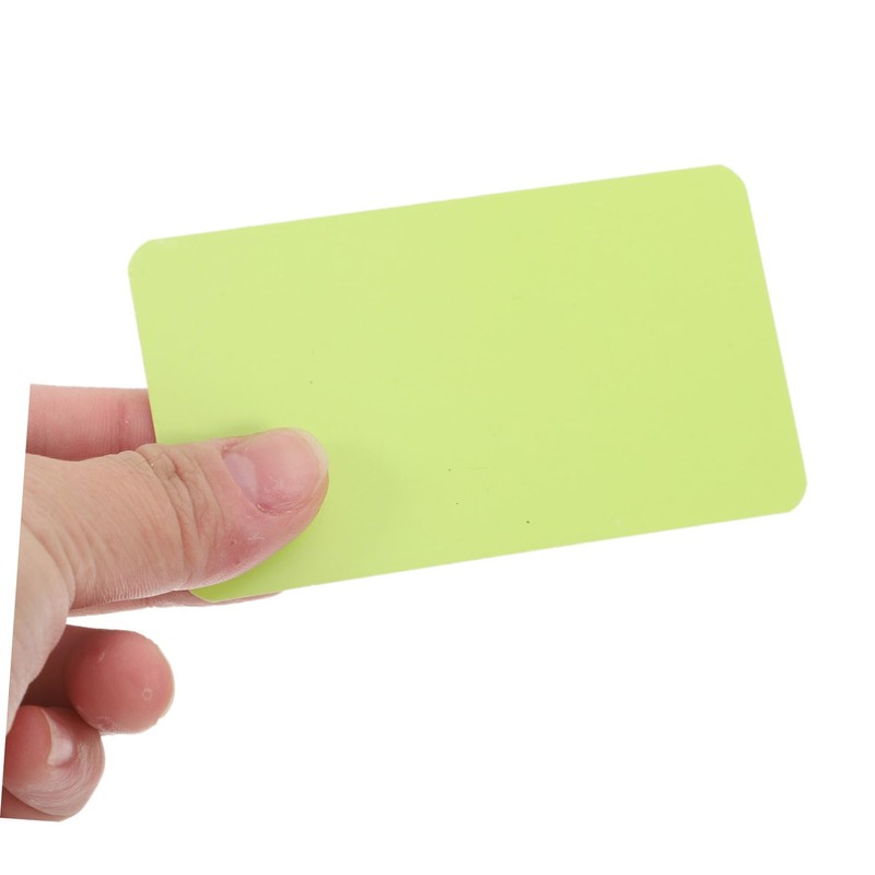 OHPHCALL 100pcs English Learning Cards Name Note Cards Corner Blank