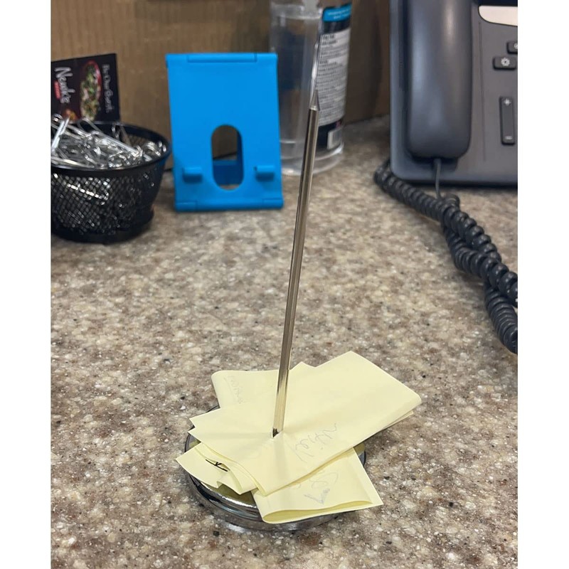 2 Pcs Desk Receipt Holder Spike, Bill Fork Ticket Spike,