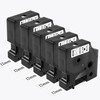 Compatible Label Tape to Replace DYMO D1 45013 S0720530 Black