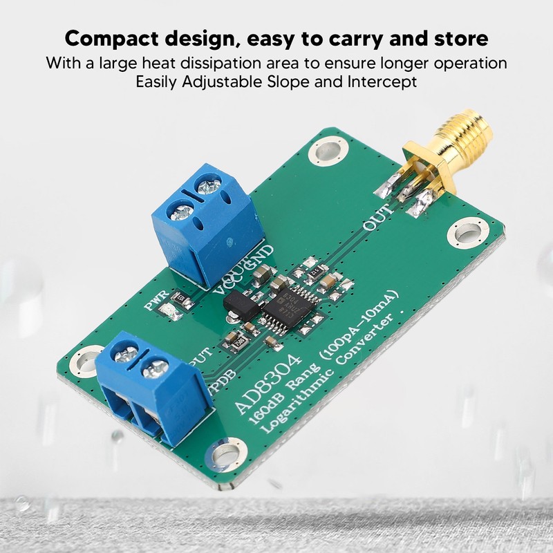 RF Logarithmic Detector Logarithmic Amplifier Multiplier Detector Module 160dB 100pA-10mA