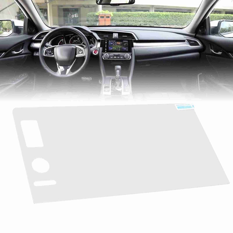 Navigation Screen Film Tempered Glass Scratch Resistant 3 Holes Car