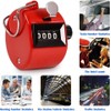 6 Pack Handheld Tally Counter,4 Digit Number Count Clicker Counter,Round
