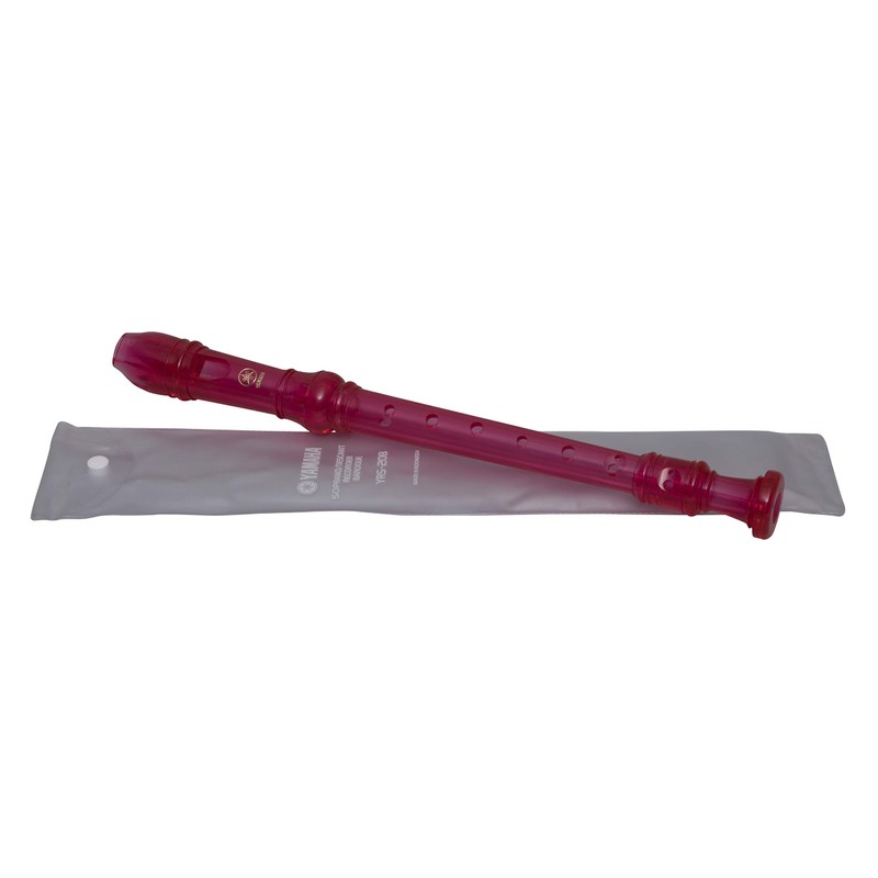 Yamaha Yrs-20 3 Piece Soprano Recorder, Pink