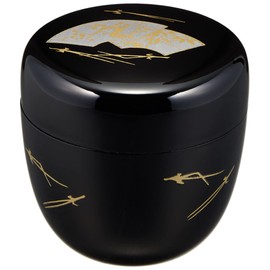 Nakatani Brothers Shokai Yamanaka Lacquerware, 2.2 pcs, Black, Fan Face 33-4803