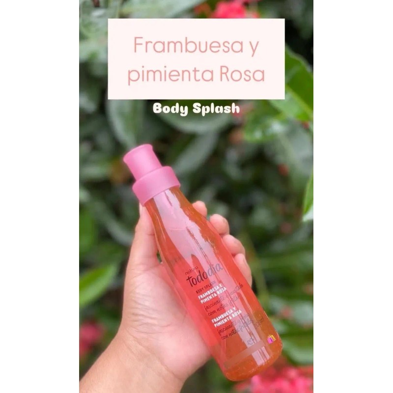 Kit Frambuesa Y Pimienta Rosa, Body Splash Y Crema Corporal