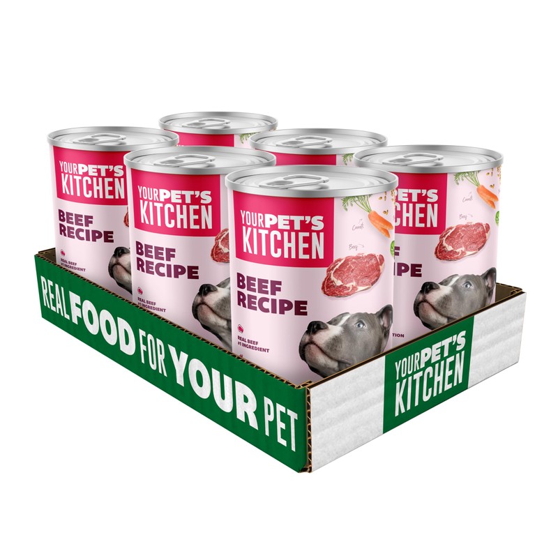 YOUR PET'S KITCHEN Wet Dog Food, Beef Recipe - 13.2
