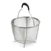 Polder 8 inch Strainer and Steamer Insert Basket, Stainless Steel,
