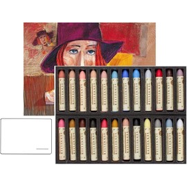 Sennelier Pastels Oil 24 Colours Portrait - Made in France