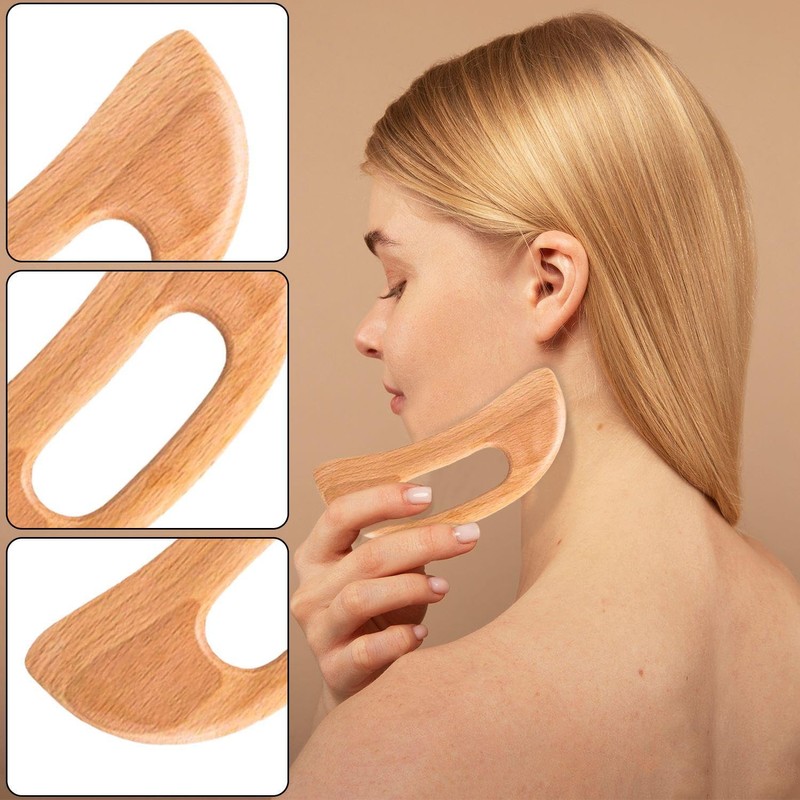 1 Piece of Gua Sha Board and 1 Piece of
