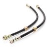 LST 2x Front Brake Hose Set + Retaining Clamp Q3