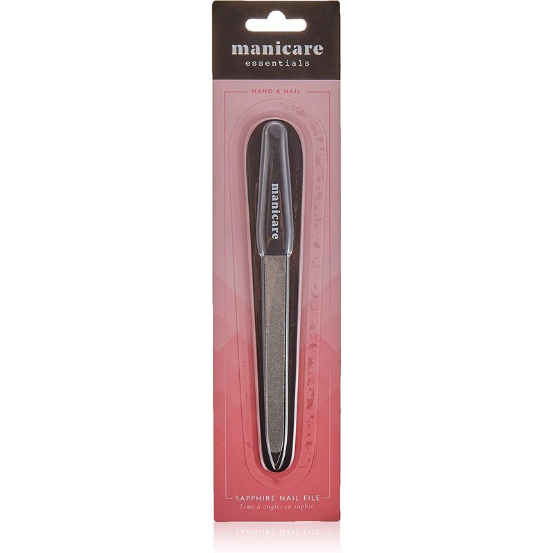 Manicare Sapphire Nail File, Long Double Sided With Coarse and