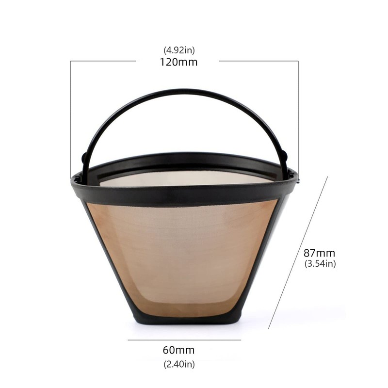 WANGCL 2 Pack Cone Coffee Filters Reusable Coffee Filter for