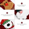 VICASKY 4pcs Christmas Refrigerator Handle Easy to Use Hook and