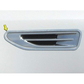 QAA is Compatible with 2016-2020 Kia Optima 2 Piece Stainless Porthole Accent Trim, Surround Ring Only, No Center Strip PB16805