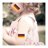 Womaha 30 Sheets Germany Flag Temporary Tattoos World Cup European