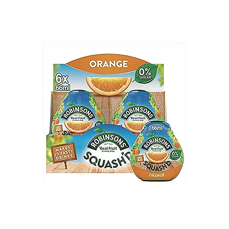 Robinsons SQUASH'D, 0 Percent Sugar, Real Fruit Squash, Low Calorie,