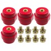 LBY 4pcs Busbar Insulator, SM-30 Polyester Standoff Insulators with Screw(M8),