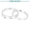 ACROPIX 66.1 to 60.1 mm Car Hub Centric Rings Silver