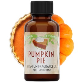 Good Essential Professional Pumpkin Pie Fragrance Oil (1 fl oz / 30ml) for Halloween Candles, Diffusers, Soaps, Lotions, Perfume, Home Scents