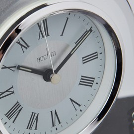 Acctim Mantel Clock, Silver, 17.3 x 15.7 cm