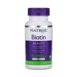나트롤 고함량 비오틴 10000mcg 100정 칼슘 Natrol High Potency Biotin 10000mcg 100 Tablets Calcium