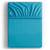 DecoKing Fitted Sheet Double Cotton Jersey Boxspring, Amber Collection, 120x200-140x200
