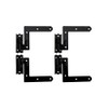 QCAA Steel Blind Shutter Hinge for Wood Frame & Brick,