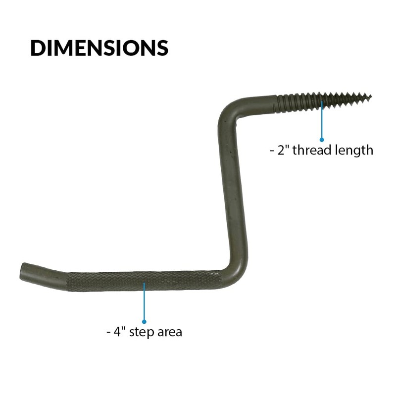 AMERISTEP Hunting Durable Rigid Slip-Resistant Easy to Install 750 lbs