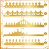 MGZTTHW Gold Paper Crowns, 10pcs Diy Birthday King Crowns Craft