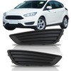 Silscvtt 1 Pair Front Bumper Fog Light Grille Bezel Covers