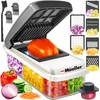Mueller Vegetable Chopper Mandoline Slicer, Food Veggie Chopper, Cheese Grater,