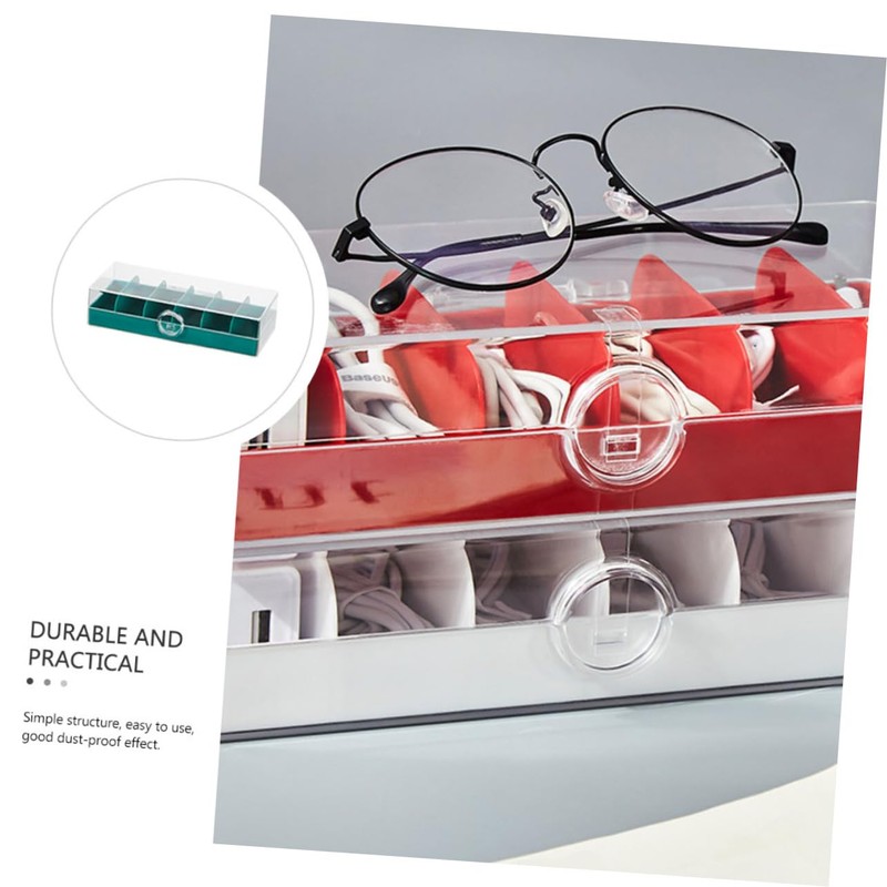 Operitacx Household Cable Management Box Multi Compartment Organizer for Power