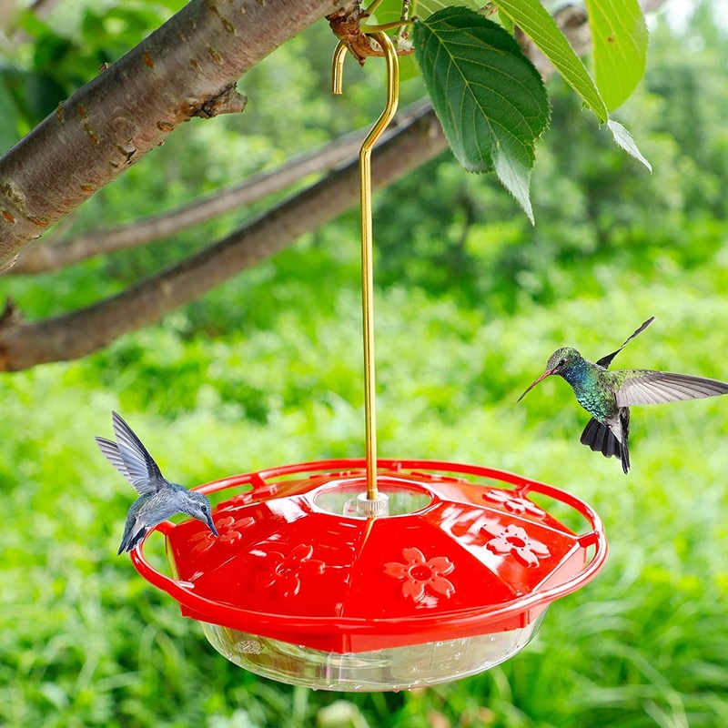 Hummingbird Feeder for Outdoors Hanging, 2 Pack, Leak-Proof, Easy to