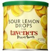 Taveners Sour Lemon Drops 200g (Pack of 2)