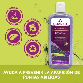 Shampoo Cuarzo Keratina 550ml