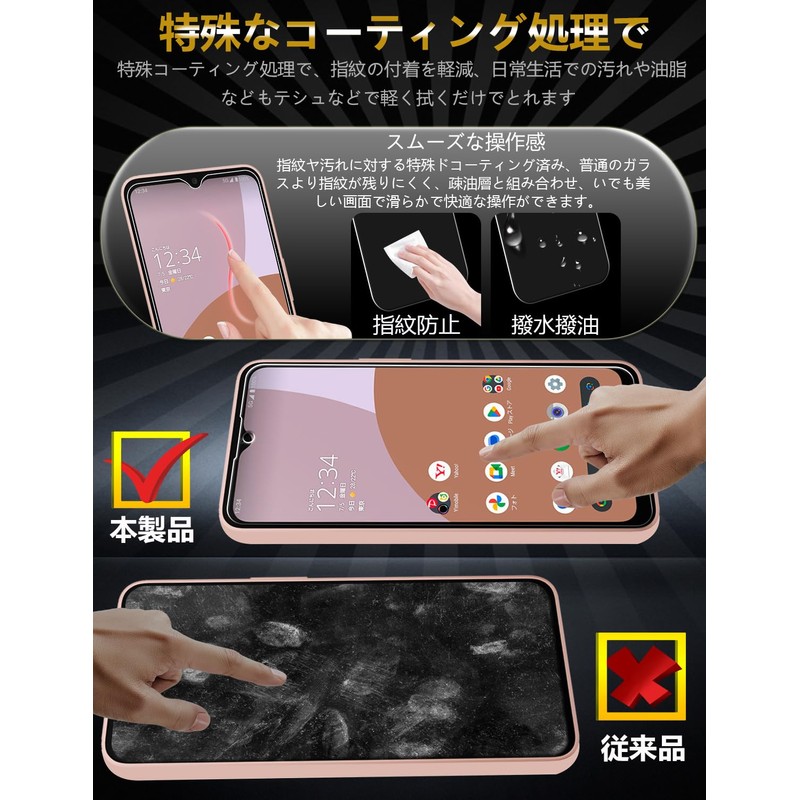 Aquos Wish 4 Glass Film + Wish 4 Camera Film
