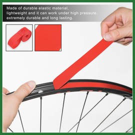 Motoforti 29" Bike Wheel Rim Strip Rim Tape Liner Inner Tube Band PVC Red Pair Long-lasting