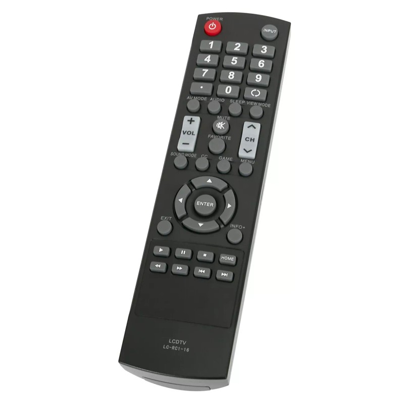 Unbranded LC-RC1-16 Replace Remote Control for Sharp TV LC-32LB370 LC32LB370