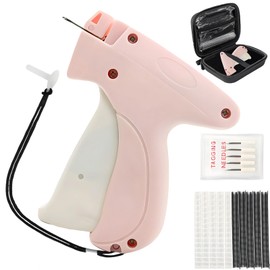 Mini Stitch Gun for Clothes, Quick Clothing Fixer with 6 Micro Needle, 2500 Black & 2500 White Micro Fasteners, Tagging Gun, Handheld Stitch Tag Gun Mini Sewing Kit with Case