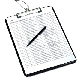 Herlitz 10842409 Clipboard A4 Kraft Paper Cover with Clip Mechanism and Hanging Hole, FSC Mix. Assorted colours. Black