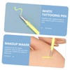 TOVINANNA 3Pcs Fine Eyebrow Marking Pen for Tattooing and Skin
