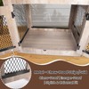 Agitree Pet Crate Furniture End Table - Rustic Style Small