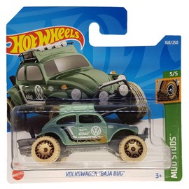 Hot Wheels - Volkswagen Baja Bug - Mud Studs 5/5 - HCX74 - Short Card VW - Eibach - Hella - Mattel 2022