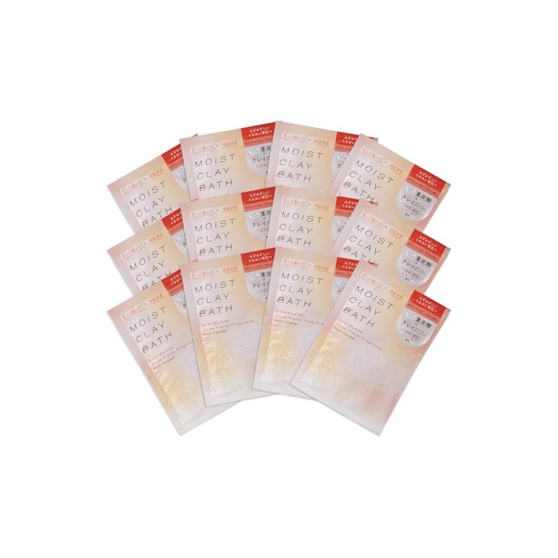 Moist Claybus White Floral 12 Pack Set (50g x 12